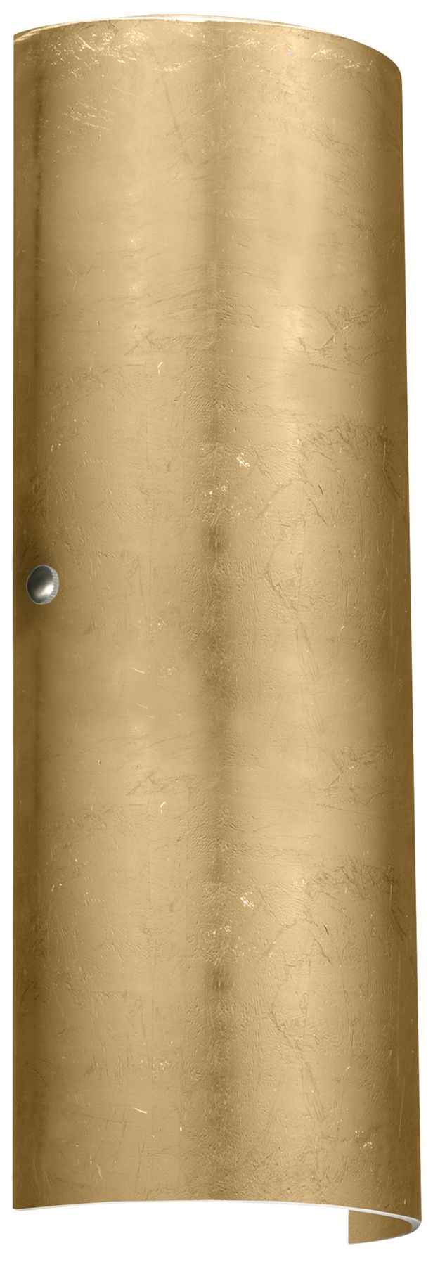 Besa Torre 18 Wall Sconce - Gold Foil decor, Satin Nickel - Made to Order