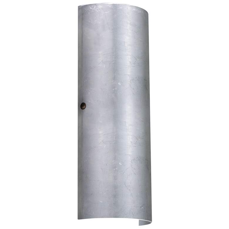 Image 1 Besa Torre 18 Wall Sconce - Silver Foil decor, Bronze, LED