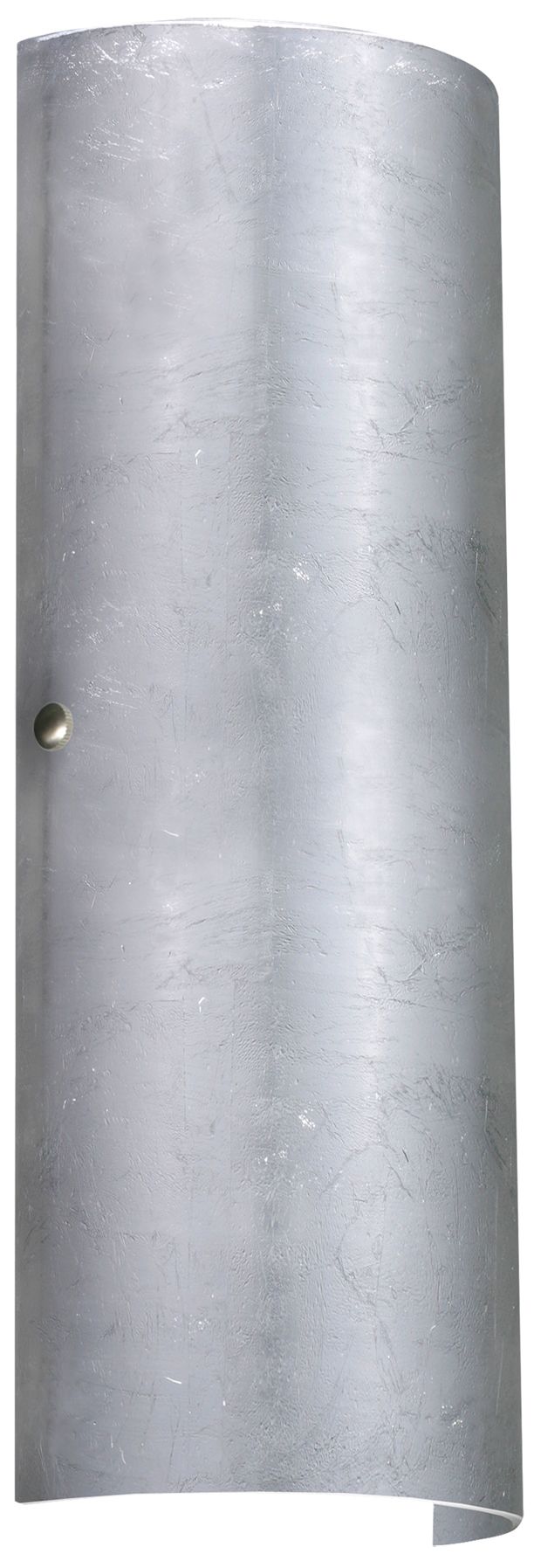 Besa Torre 18 Wall Sconce - Silver Foil decor, Satin Nickel - Made to Order