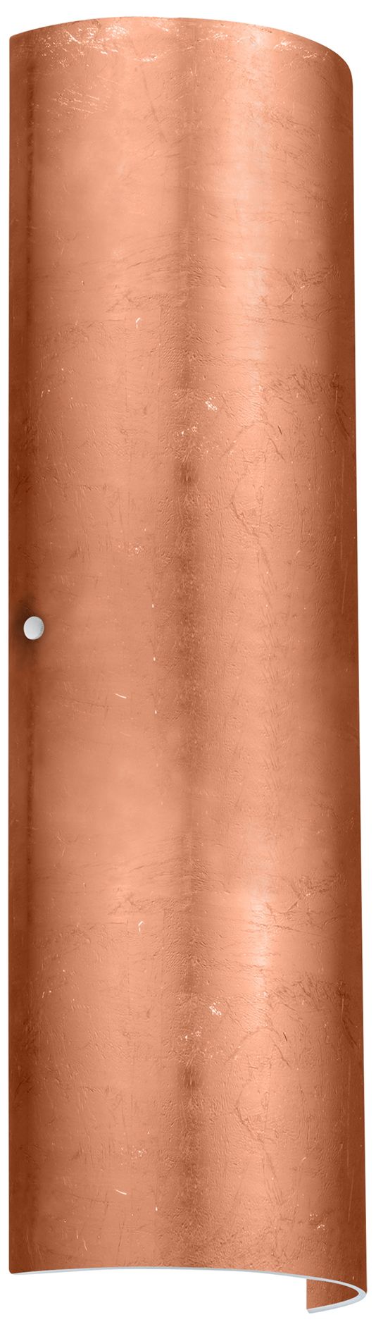 Besa Torre 22 Wall Sconce - Copper Foil decor, Polished Nickel, LED