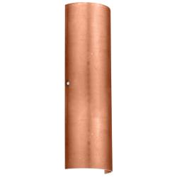 Besa Torre 22 Wall Sconce - Copper Foil decor, Polished Nickel, LED