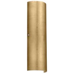 Besa Torre 22 Wall Sconce - Gold Foil decor, Satin Nickel