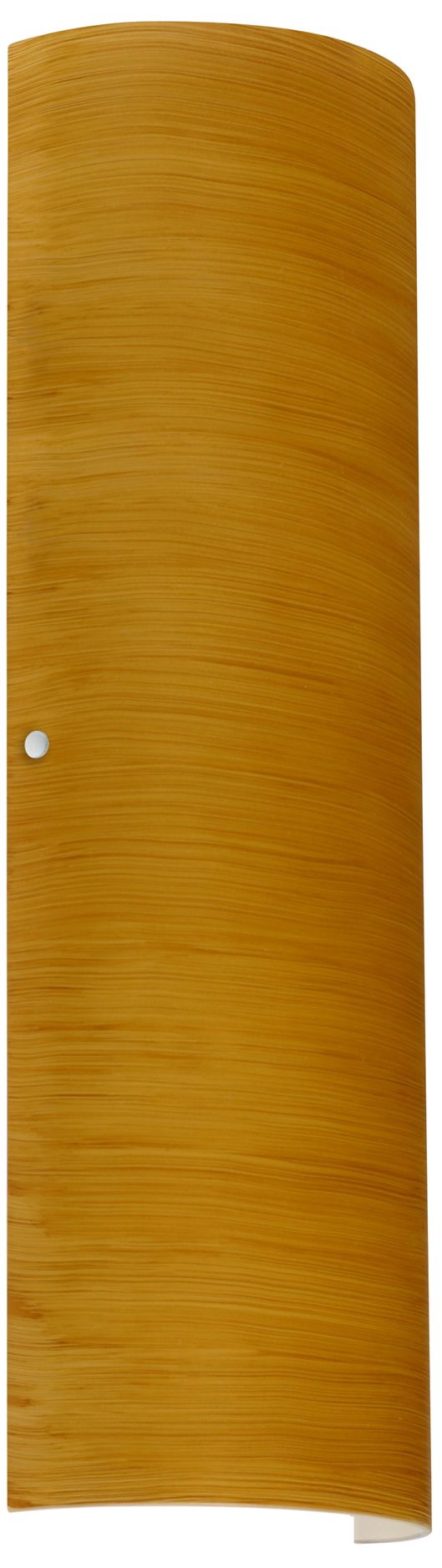 Besa Torre 22 Wall Sconce - Oak decor, Polished Nickel, LED - Made to Order