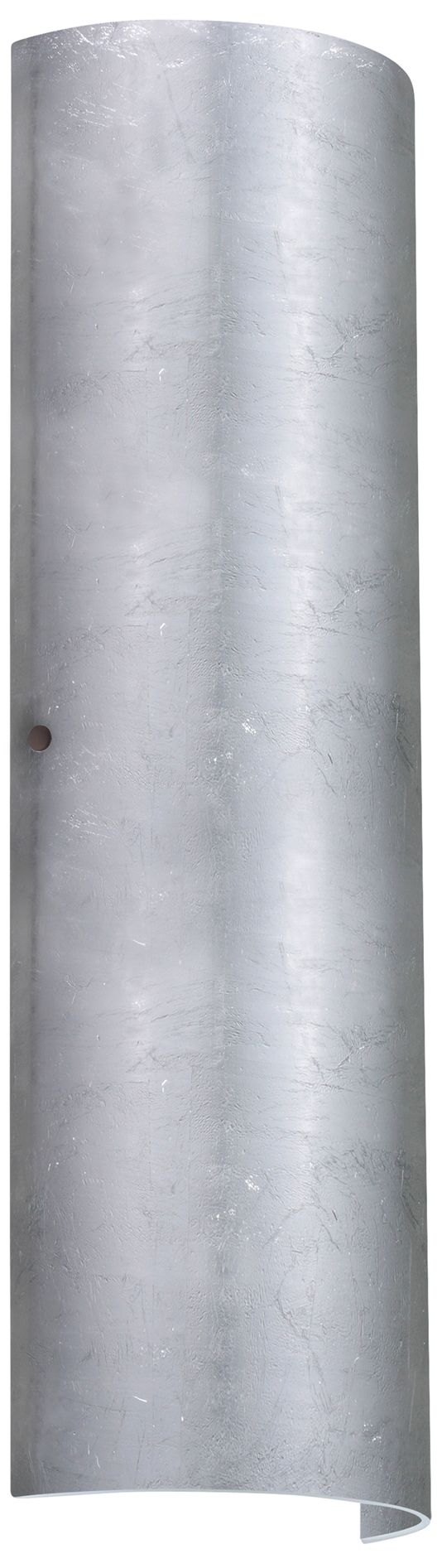 Besa Torre 22 Wall Sconce - Silver Foil decor, Bronze, LED - Made to Order