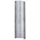 Besa Torre 22 Wall Sconce - Silver Foil decor, Polished Nickel