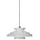 Besa Trilo 7" Wide Frost/Satin Nickel LED Pendant