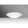 3_Besa Trio 12 11 3/4" Wide Satin Nickel Ceiling Light more views