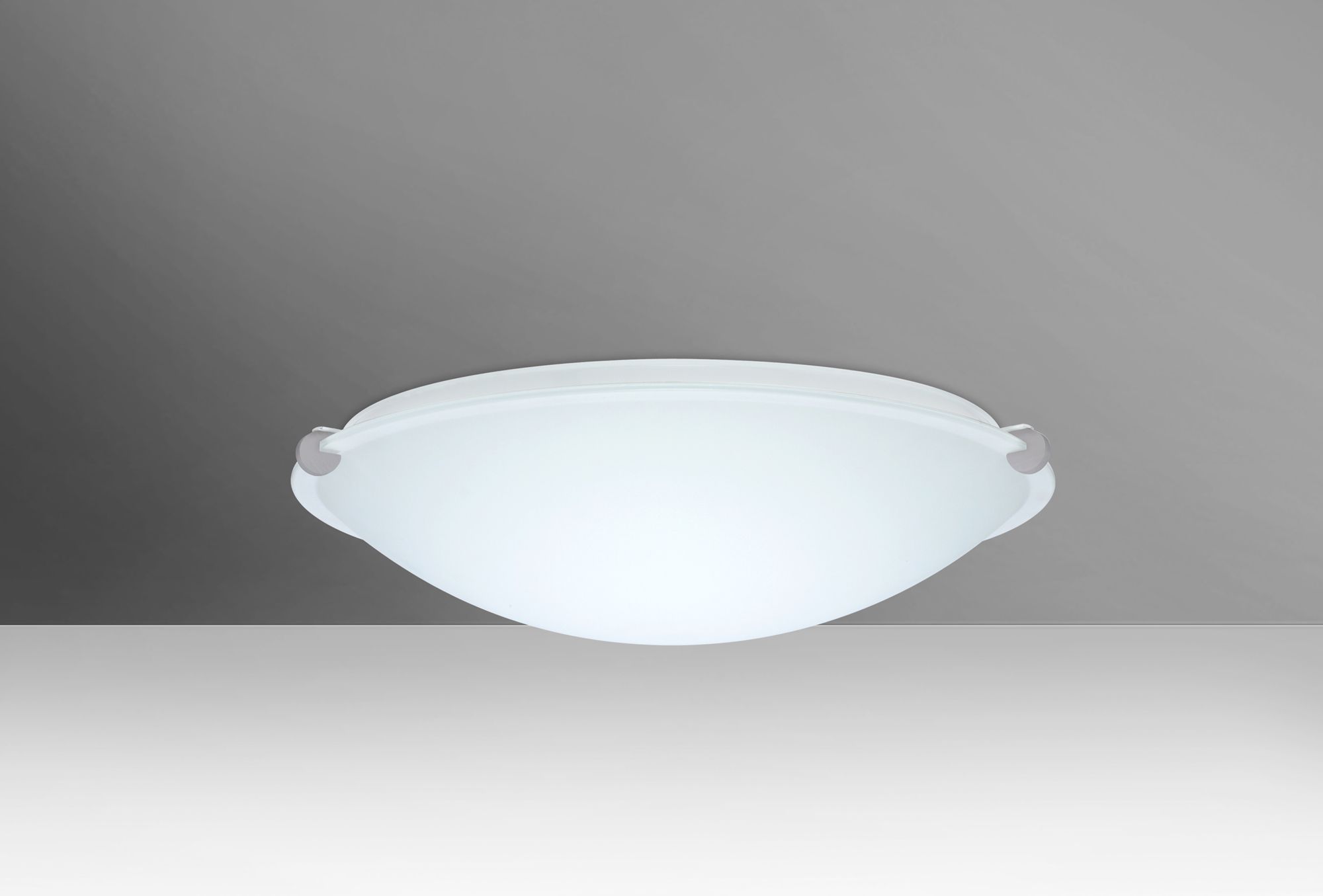 Image 3 Besa Trio 12 11 3/4" Wide Satin Nickel Ceiling Light - Made to Order more views