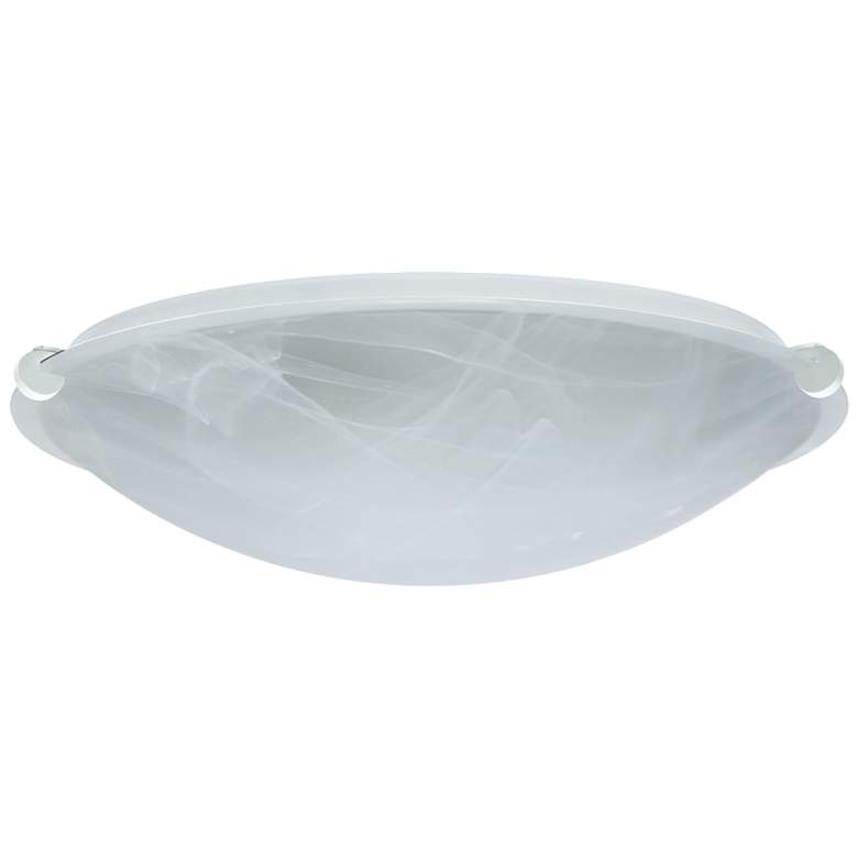 Image 1 Besa Trio 12" Wide Marble/White LED Ceiling Light