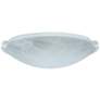 2_Besa Trio 16" Wide Marble/White Ceiling Light