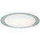 Besa Tuca 15 1/2"W Silver Foil Opal Matte LED Ceiling Light
