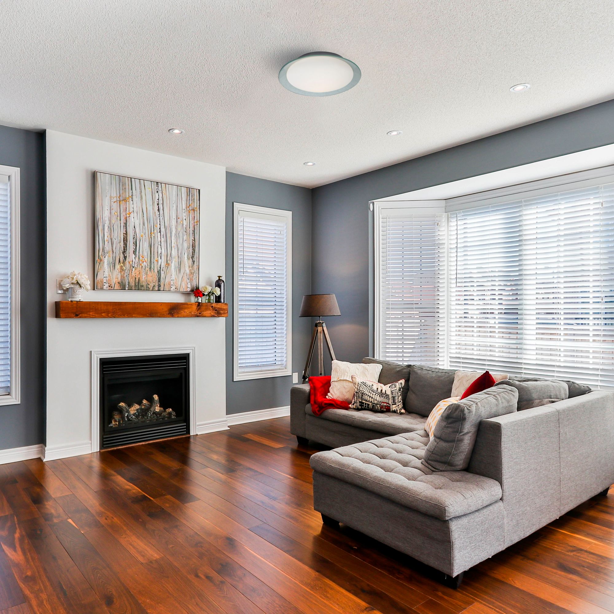 Image 3 Besa Tuca 15 1/2"W Silver Foil Opal Matte LED Ceiling Light more views