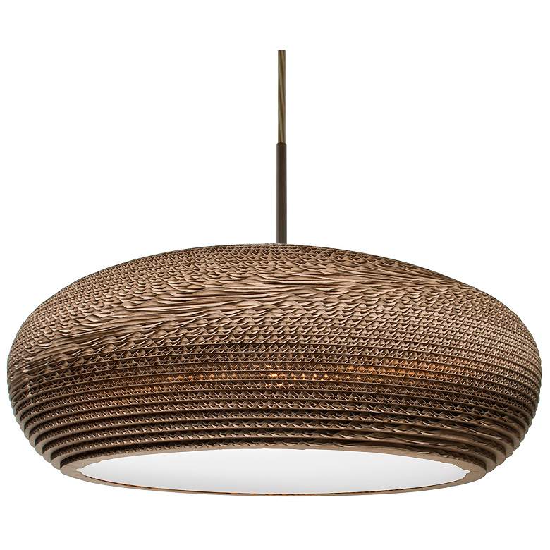 Image 1 Besa Venus 17 3/4" Wide Bronze LED Pendant Light