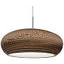 1_Besa Venus 17 3/4" Wide Modern Cardboard Dome LED Pendant Light