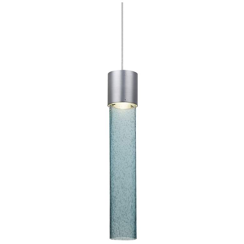 Image 1 Besa Wanda 12 2 1/2" Wide Satin Nickel LED Mini Pendant