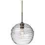 1_Besa Wave 10 Pendant Clear