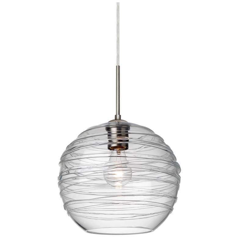 Image 1 Besa Wave 10 Pendant Clear
