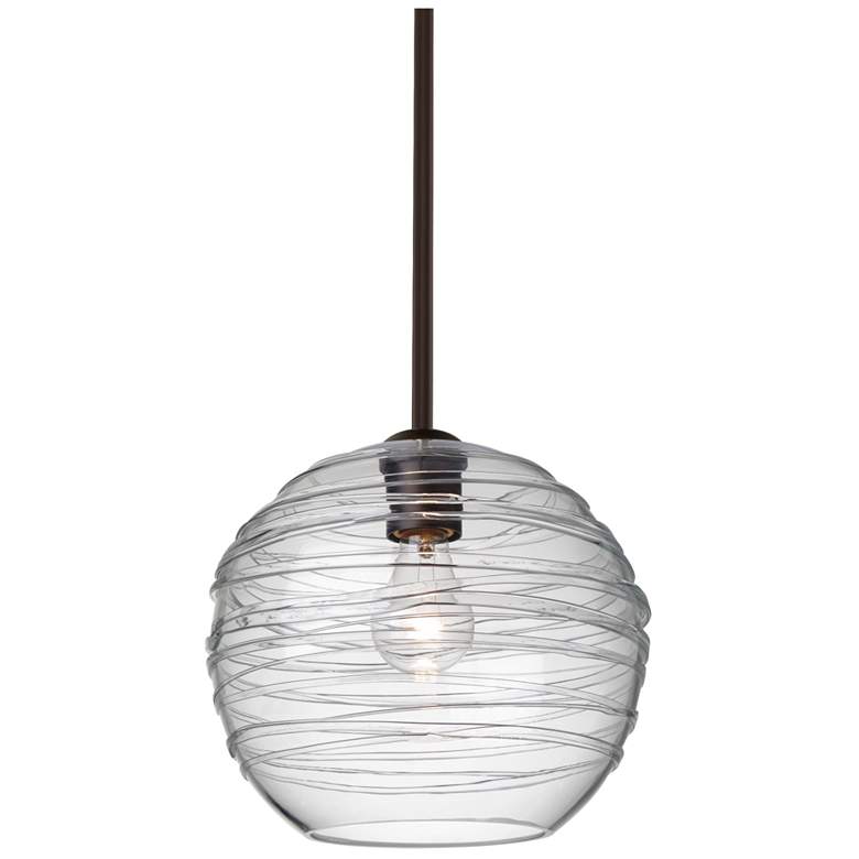 Image 1 Besa Wave 10 Pendant Clear