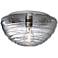 Besa Wave 12" Wide Clear Ceiling Light