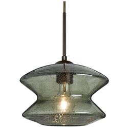Besa Zen Pendant 9 Wide Bronze Finish