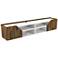 Besque 61 1/4" Wide White 2-Door Floating TV Stand