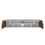 6_Besque 61 1/4" Wide White 2-Door Floating TV Stand more views