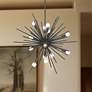 1_Bessell 30" Wide Sand Coal 15-Light Sputnik Pendant