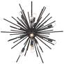 3_Bessell 30" Wide Sand Coal 15-Light Sputnik Pendant more views