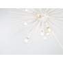 4_Bessell 30" Wide Sand White 15-Light Sputnik Pendant more views