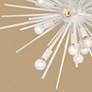 5_Bessell 30" Wide Sand White 15-Light Sputnik Pendant more views