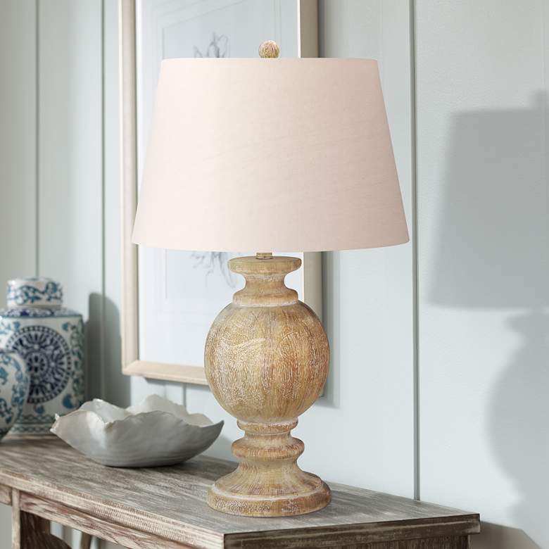 Image 1 Bethany Beige Antique Shape Table Lamp