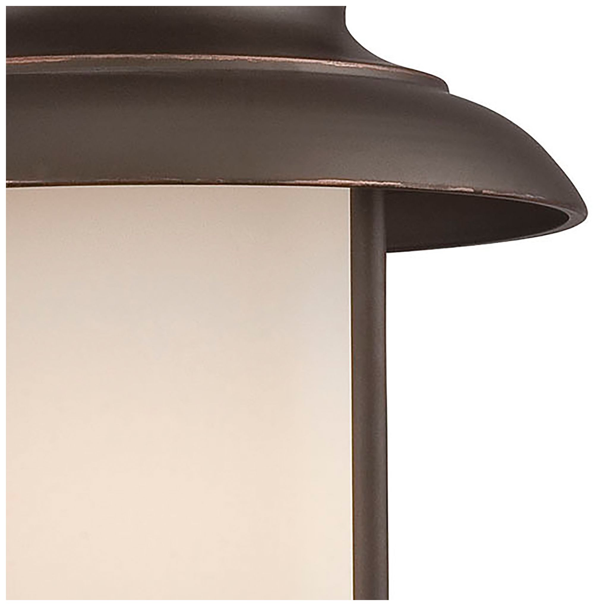 Image 2 Bethany; LED Outdoor Hanging with Satin White Glass more views