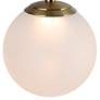 3_Betonicifolia 14"W Modern Brass LED Multi-Light Pendant more views