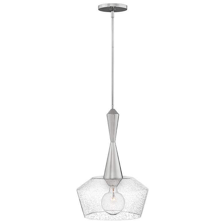 Image 1 Bette 15" Wide Nickel Pendant Light by Hinkley Lighting
