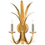Thumbnail1 of Bette 19 1/2" High Grecian Gold Leaf 2-Light Wall Sconce