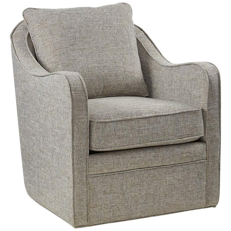 Image 2 Betty Gray Fabric Swivel Arm Chair