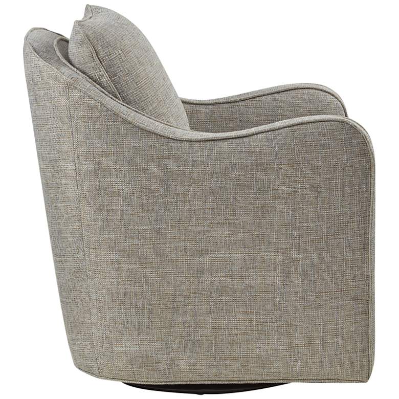 Image 7 Betty Gray Fabric Swivel Arm Chair more views