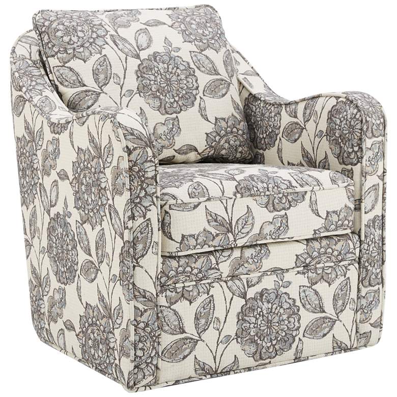 Image 2 Betty Multi-Color Swivel Accent Armchair