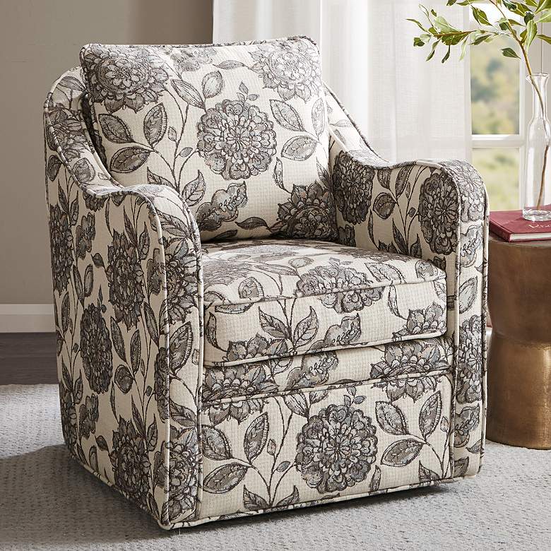 Image 1 Betty Multi-Color Swivel Accent Armchair