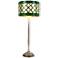Beverley Gold and Green Column Table Lamp
