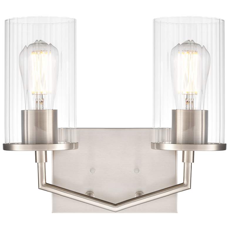 Image 5 Beverlly 13" Wide 2-Light Vanity in Brushed Nickel more views