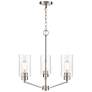 2_Beverlly 21" Wide 3-Light Chandelier in Brushed Nickel more views