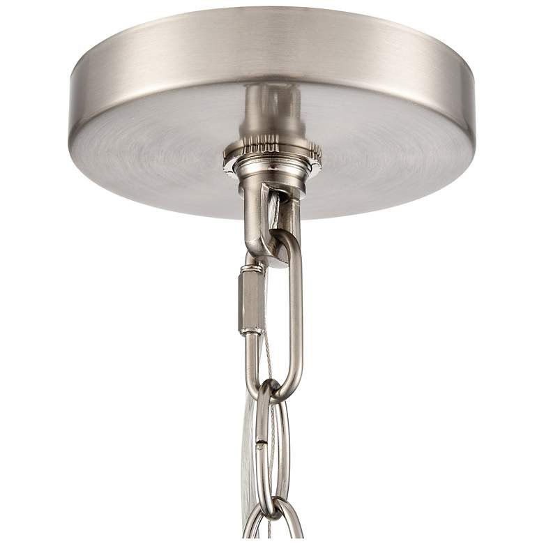 Image 6 Beverlly 21" Wide 3-Light Chandelier in Brushed Nickel more views