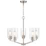 1_Beverlly 26" Wide 5-Light Chandelier in Brushed Nickel