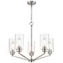 2_Beverlly 26" Wide 5-Light Chandelier in Brushed Nickel more views