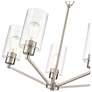 5_Beverlly 26" Wide 5-Light Chandelier in Brushed Nickel more views