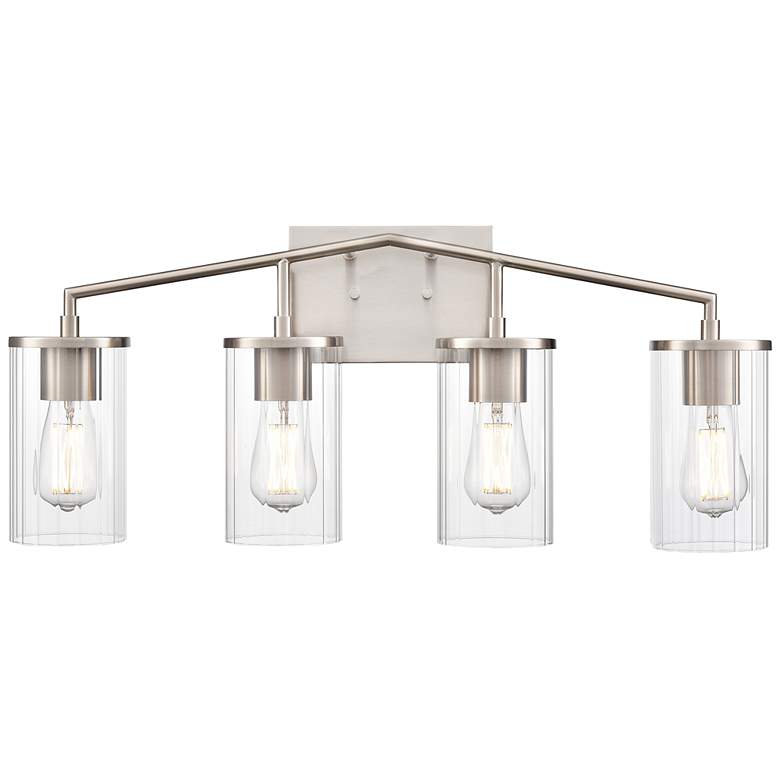 Image 3 Beverlly 28" Wide 4-Light Vanity in Brushed Nickel more views