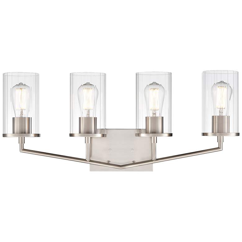 Image 5 Beverlly 28" Wide 4-Light Vanity in Brushed Nickel more views