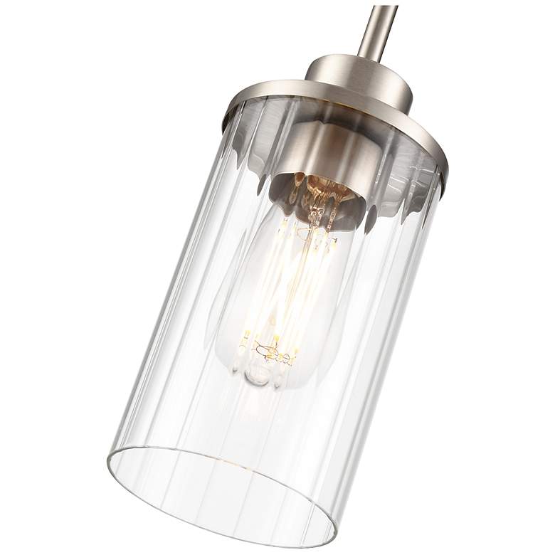 Image 3 Beverlly 4.5" Wide 1-Light Pendant in Brushed Nickel more views