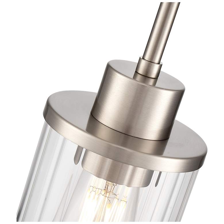Image 4 Beverlly 4.5" Wide 1-Light Pendant in Brushed Nickel more views